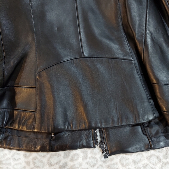 Wilsons Julia Leather Scuba Jacket - Picture 15 of 16